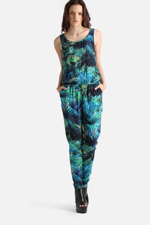 Choice Placket Jumpsuit