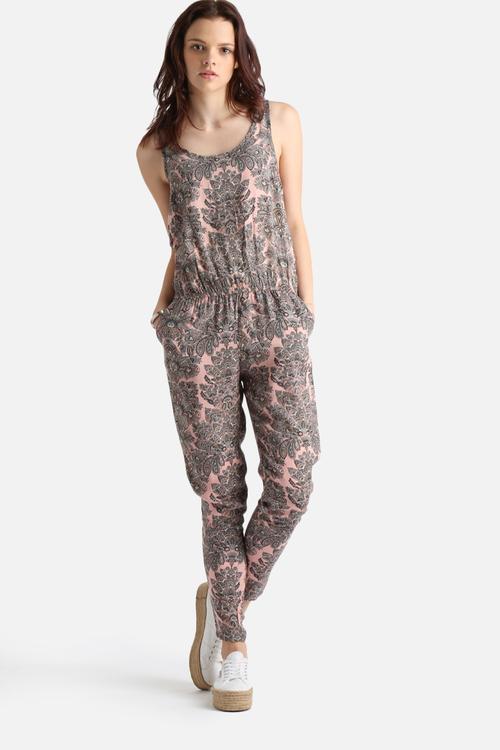 Choice Placket Jumpsuit