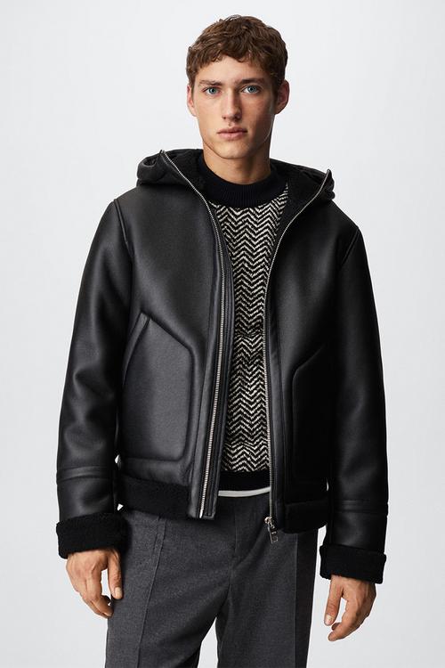 Jacket hoodie - black
