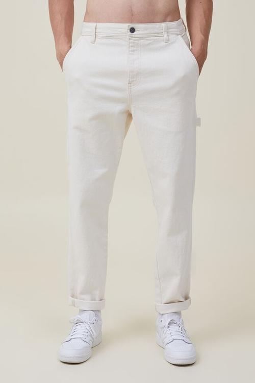 Relaxed tapered jean - worker natural