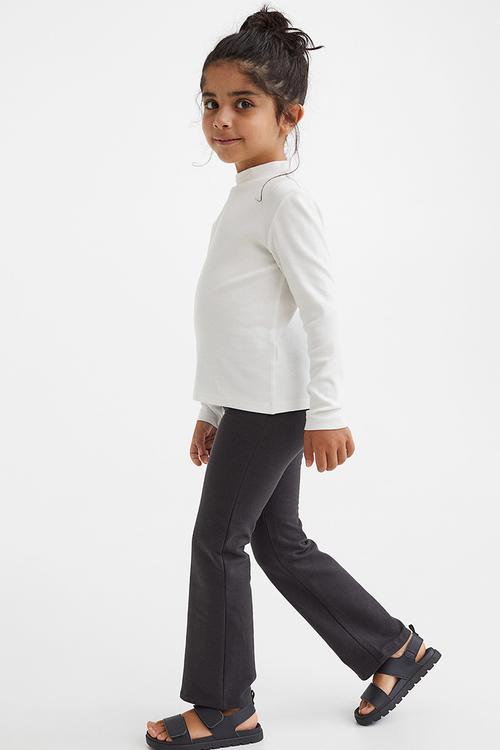 Flared leggings - dark grey