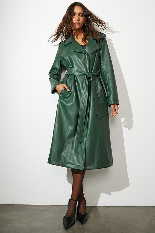 Pu trench - green