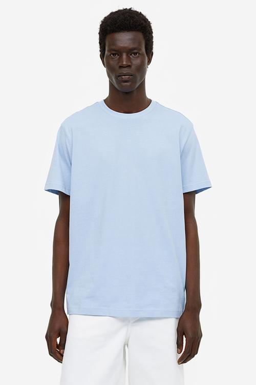 Coolmax® oversized fit polo shirt - turquoise - 1166054003