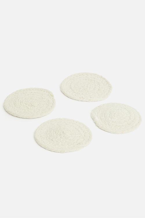 Coaster set of 4 - natural
