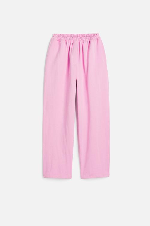 H&M Studio: Wide joggers - light pink