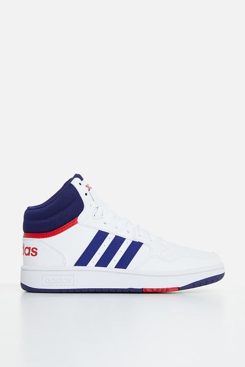 Hoops mid 3.0 k - ftwr white/victory blue/better scarlet