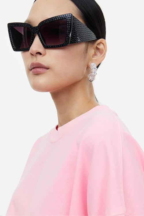H&M Studio: Oversized t-shirt - light pink