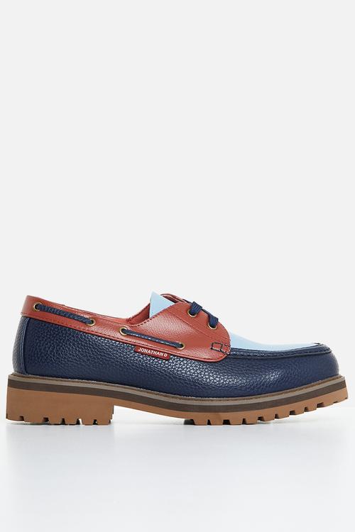 J boat pebble pu loafer - sunset