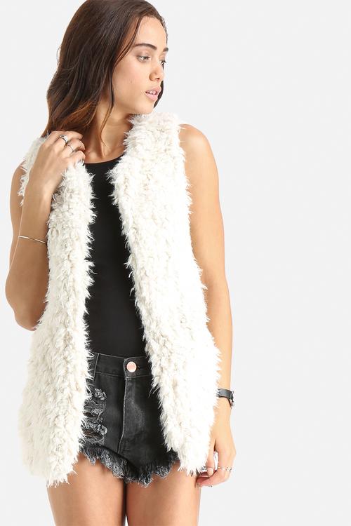 Anni Sherpa Waistcoat