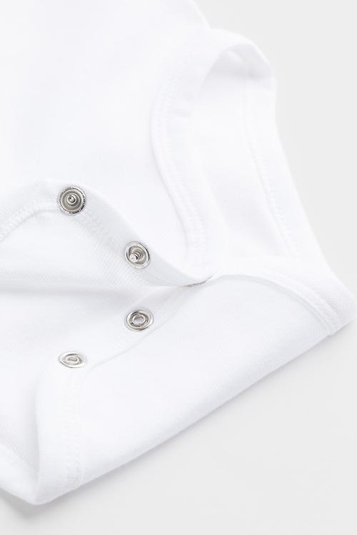 2-Pack short-sleeved bodysuits - white