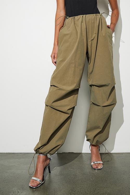 Parachute trouser - deep green