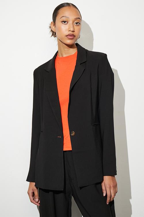 Co-ord blazer - black
