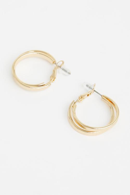 Gigi hoop earrings - gold