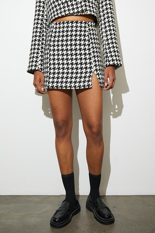 Tweed mini - houndstooth check