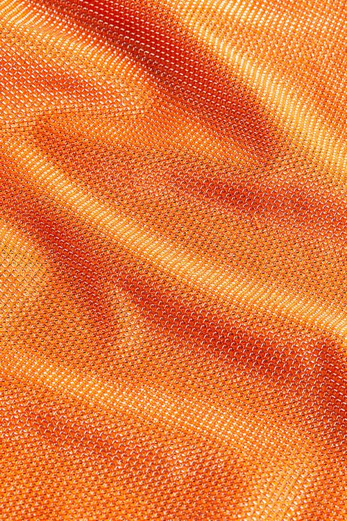 Pull-on jersey trousers - orange/glittery