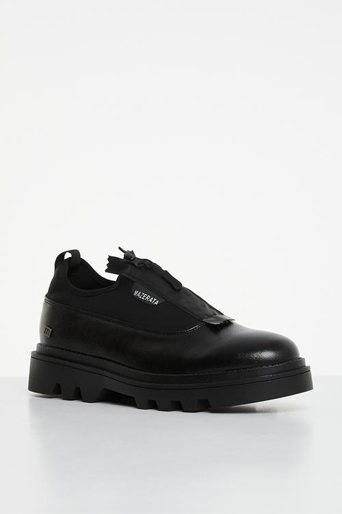 Vinchey 3 leather lycra - black