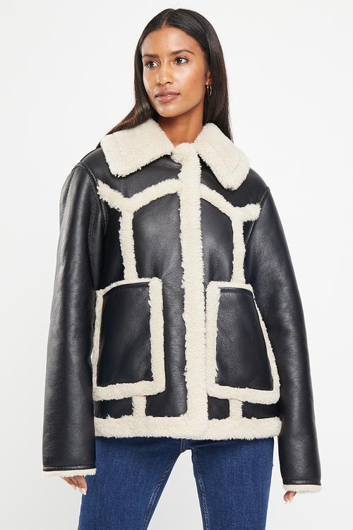 Coat jinete - black