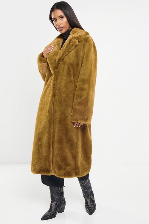 Coat chilly - medium yellow