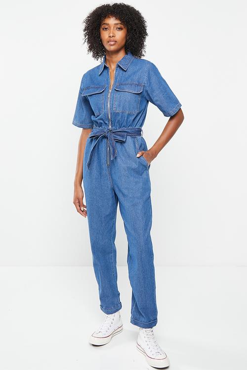 Boiler suit - denim blue
