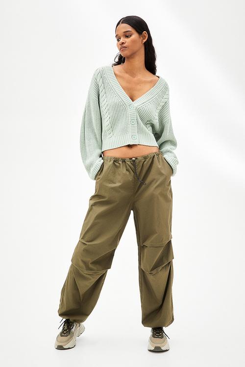 Parachute trousers - green