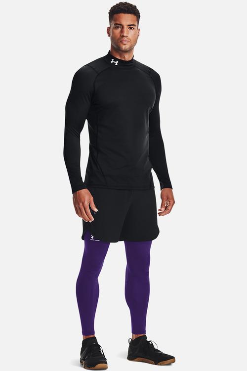 UA ColdGear® armour fitted mock ls baselayer - black