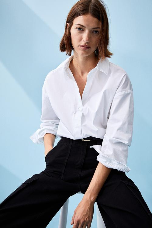 Cotton shirt - white