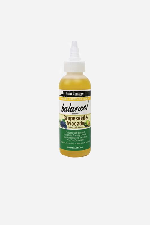 Balance Grapeseed & Avocado Natural Growth Oil - 118ml