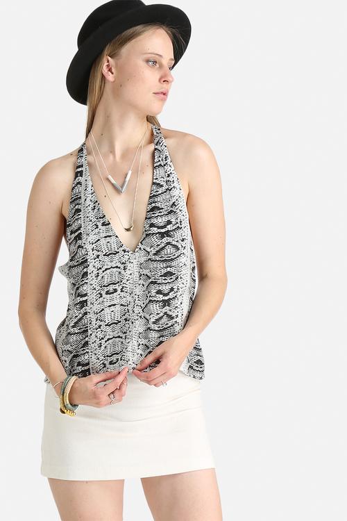 This Moment Python Print Camisole