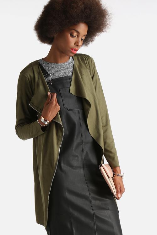 Base Faux Suede Jacket