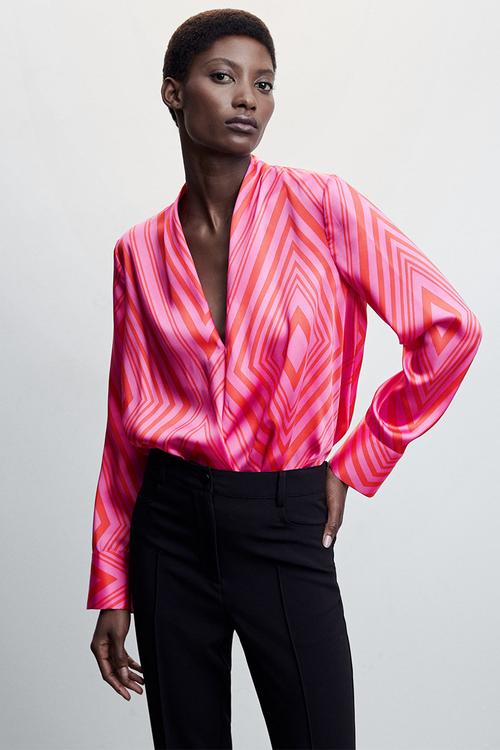 Blouse cris - light pastel pink