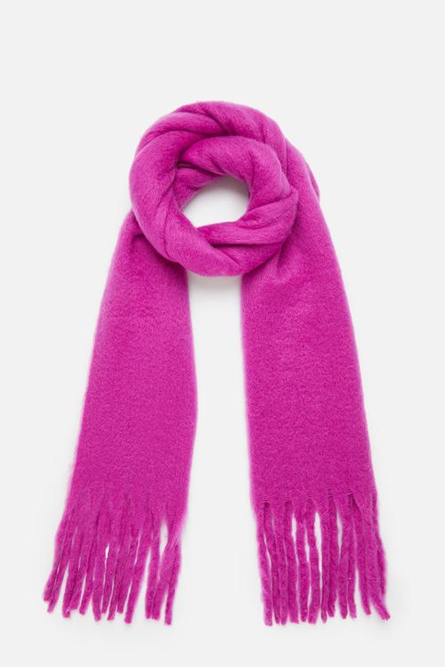 Karla blanket fringed scarf - pink