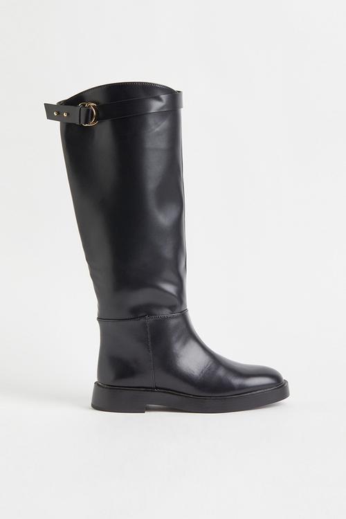 Knee-high boots - black
