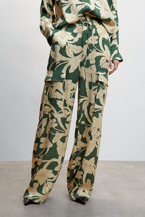 Trousers cammo - green
