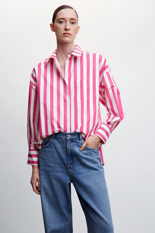 Shirt kodak - pink & white 