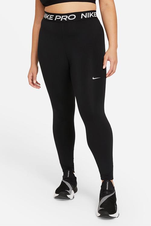 Plus Nike Pro 365 Women's Leggings - black & white