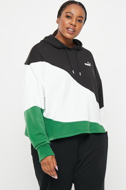 Plus puma power cat hoodie tr - puma black