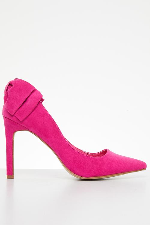 Kessa court heel - hot pink