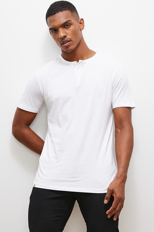 Texas grandpa pocket tee - white