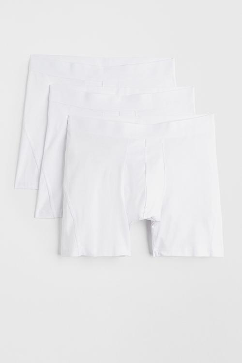 3-pack xtra life™ mid trunks - white