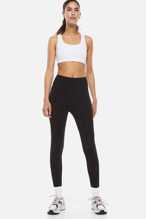 Drymove™ warm sports tights - black