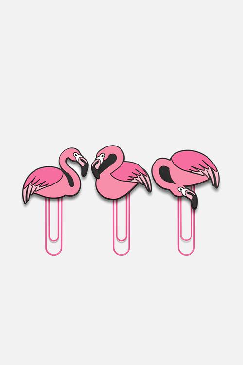 ClipIt Flamingos