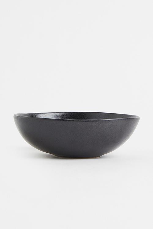 Stoneware bowl - anthracite grey