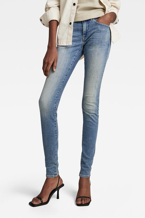 Midge zip skinny - lt vintage aged destroy