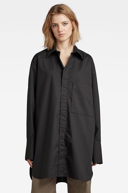 Oversized bf shirt - dk black