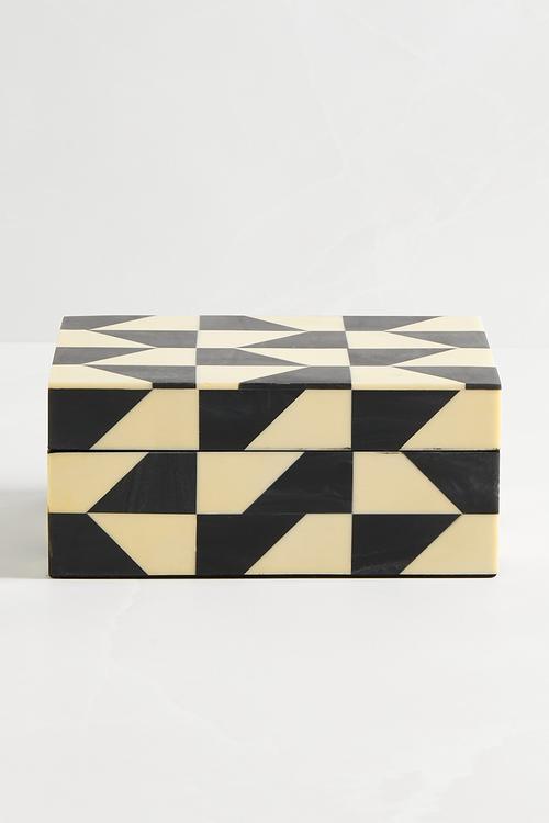 Resin box - black & white