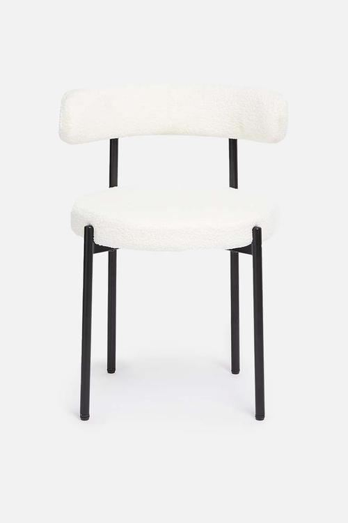Anna sherpa dining chair - natural