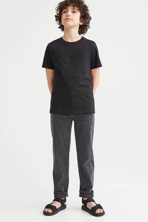 Cotton T-shirt - black