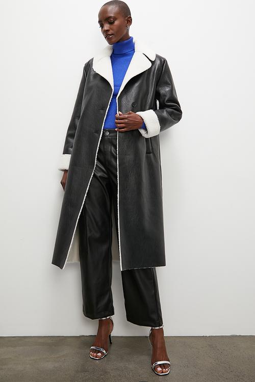 Shirling coat - black