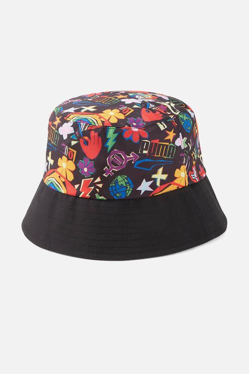 Prime pride bucket hat - puma black-pride aop
