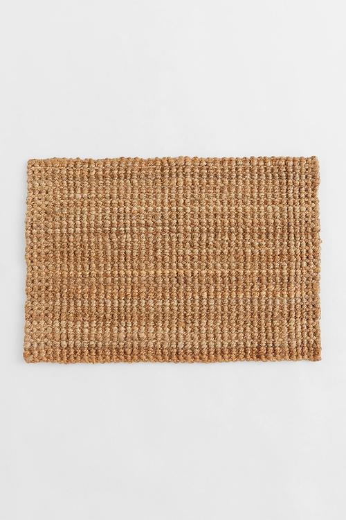 Jute doormat - beige